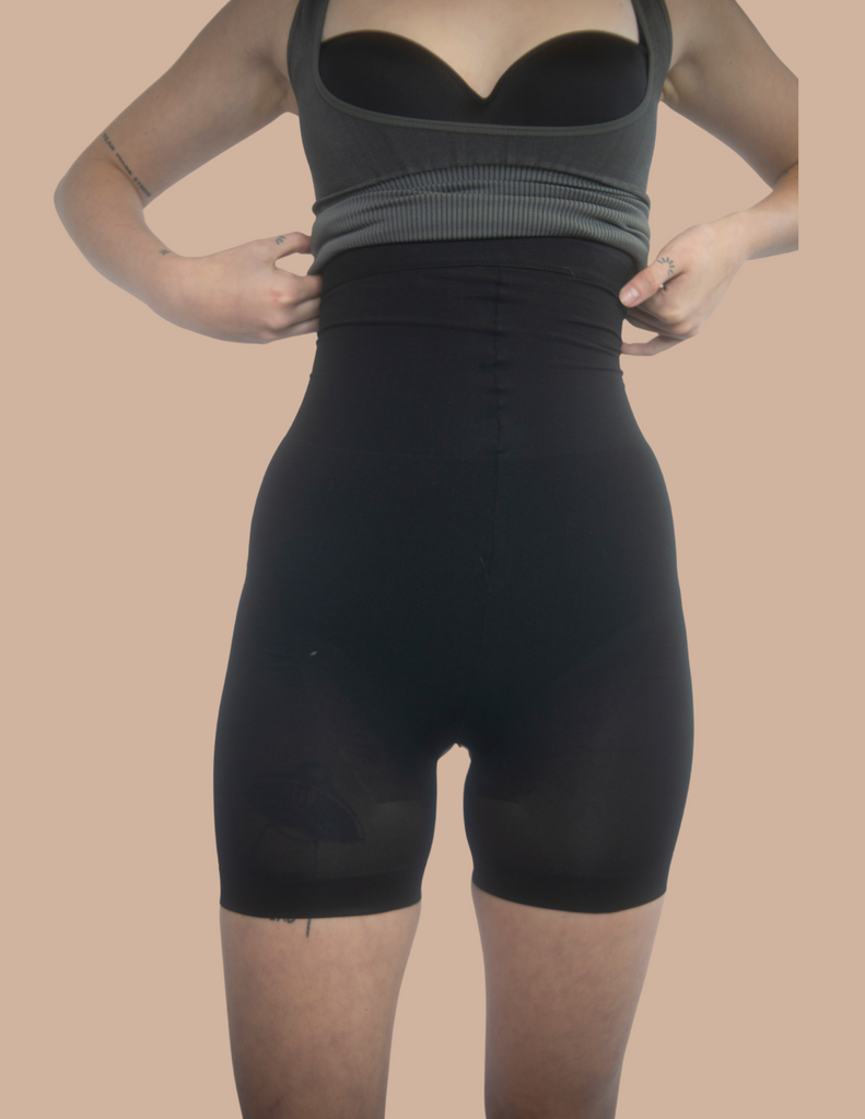 Itty Bitty High Waist Mid-Thigh Compression Shorts