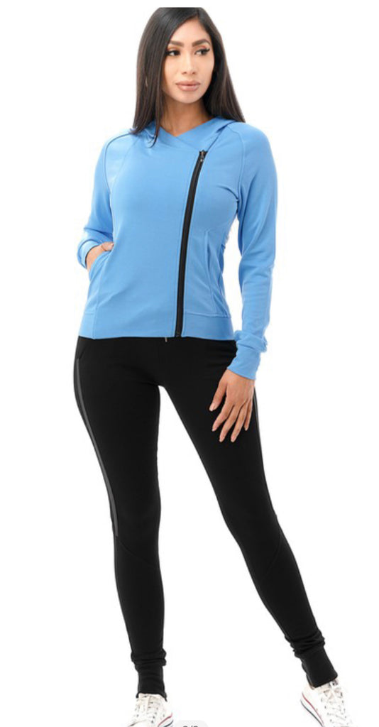 Hooded Athleisure Jogging Suit