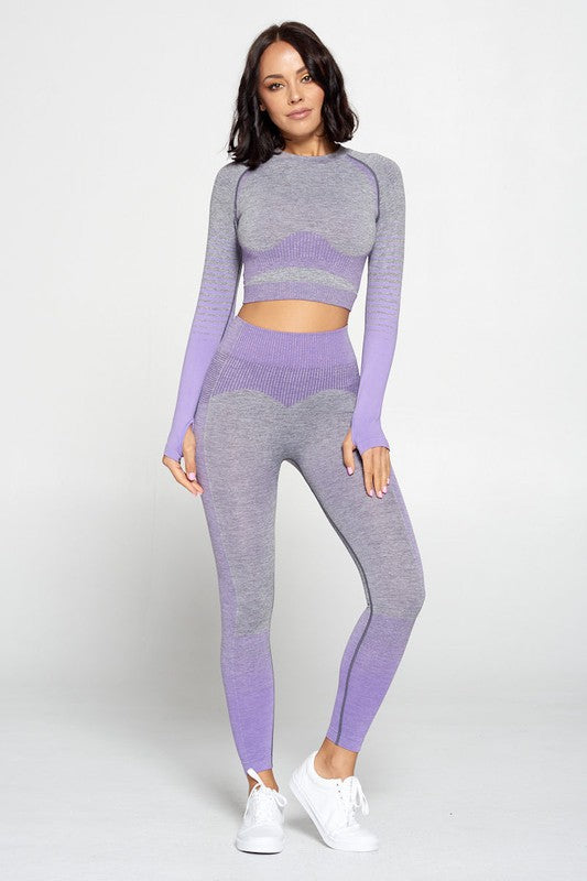 Dipped in Purple Athleisure Set