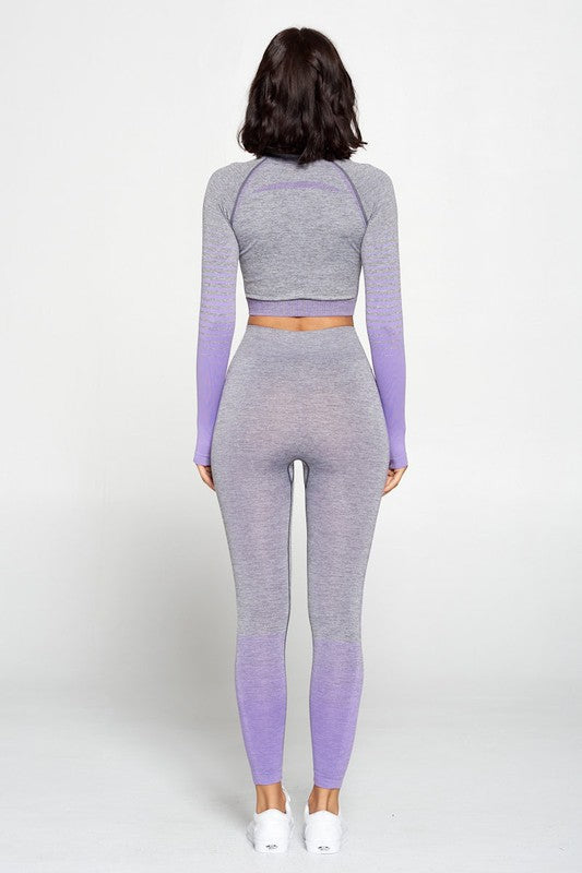 Dipped in Purple Athleisure Set